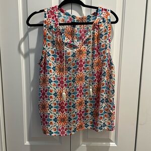 Xl gap sheer shirt with tassels